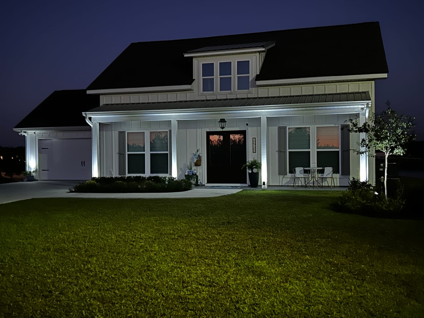 Customer photo review of Solar Spot lights For Garden Waterproof Landscape Lighting