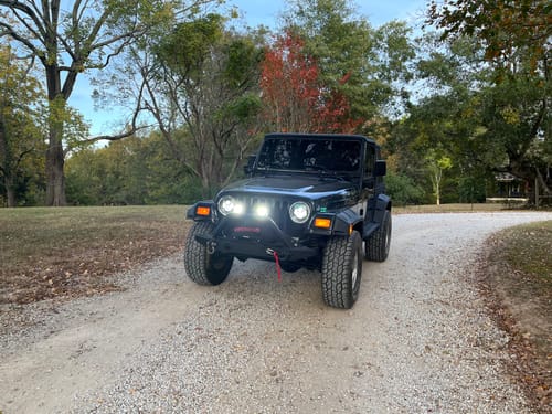 Customer photo review of OPENROAD 13,000 lbs Winch with Synthetic Rope - Panther Series 2s