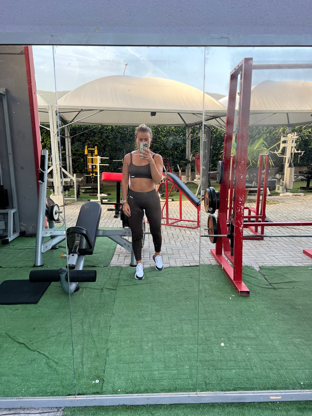 Customer photo review of Leggings Confidence Cioccolato