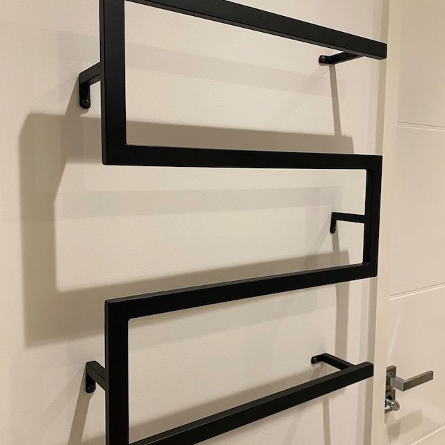 Customer photo review of Wall Mounted Towel Holder for Bathroom