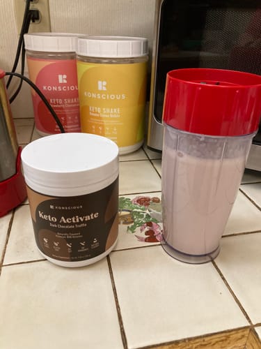 Customer photo review of Keto Activate Dark Chocolate Truffle