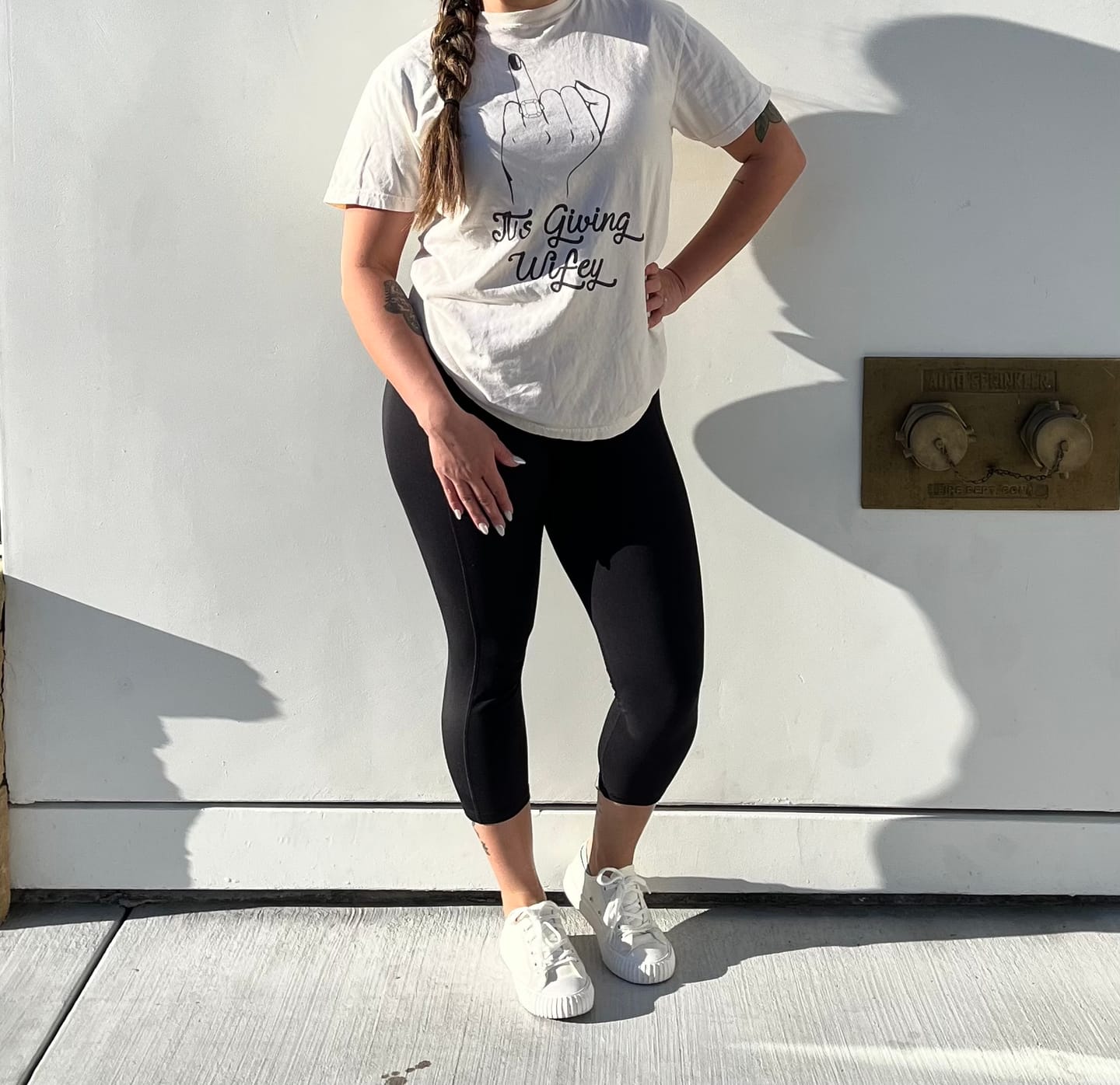 Customer photo review of Sea Salt Center Lo Top | Unisex Canvas Sneaker