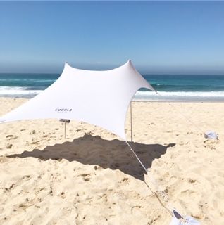 Customer photo review of Wave Break Beach Tent
