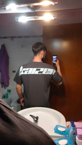 Customer photo review of Oversize Shirt Block - Arctic Grey