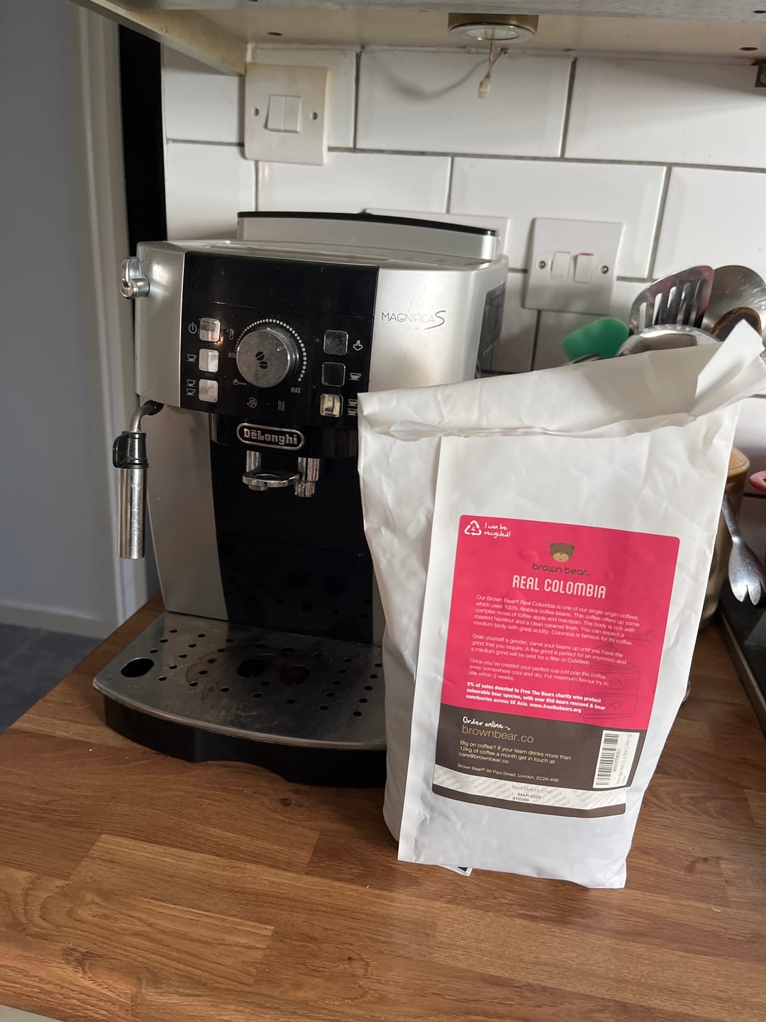 Customer photo review of Medium Roast Coffee, Strength 3 | Real Colombia