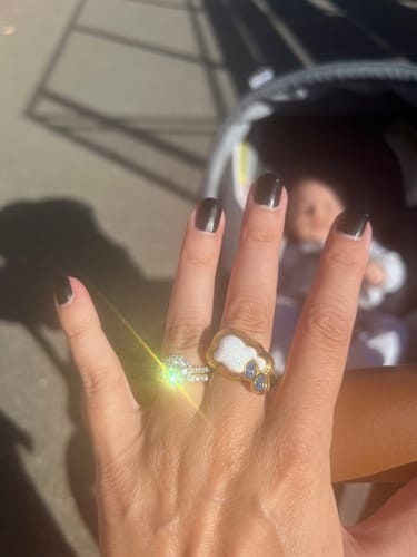 Customer photo review of Cry Me A River White Opal