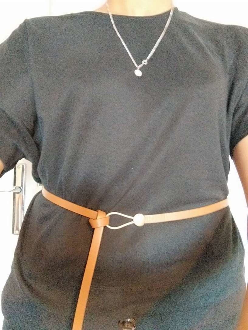 Customer photo review of Ceinture pour Femme en Similicuir Chic et Tendance