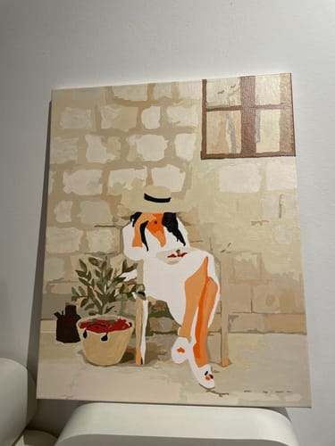 Customer photo review of DIY - UNAMULI PREMIUM Malen nach Zahlen Set