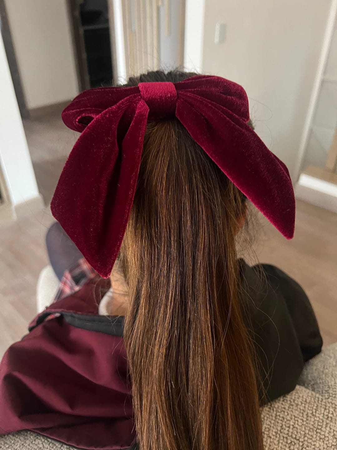 Customer photo review of MOÑO - MINI LARGE VELVET BOWS