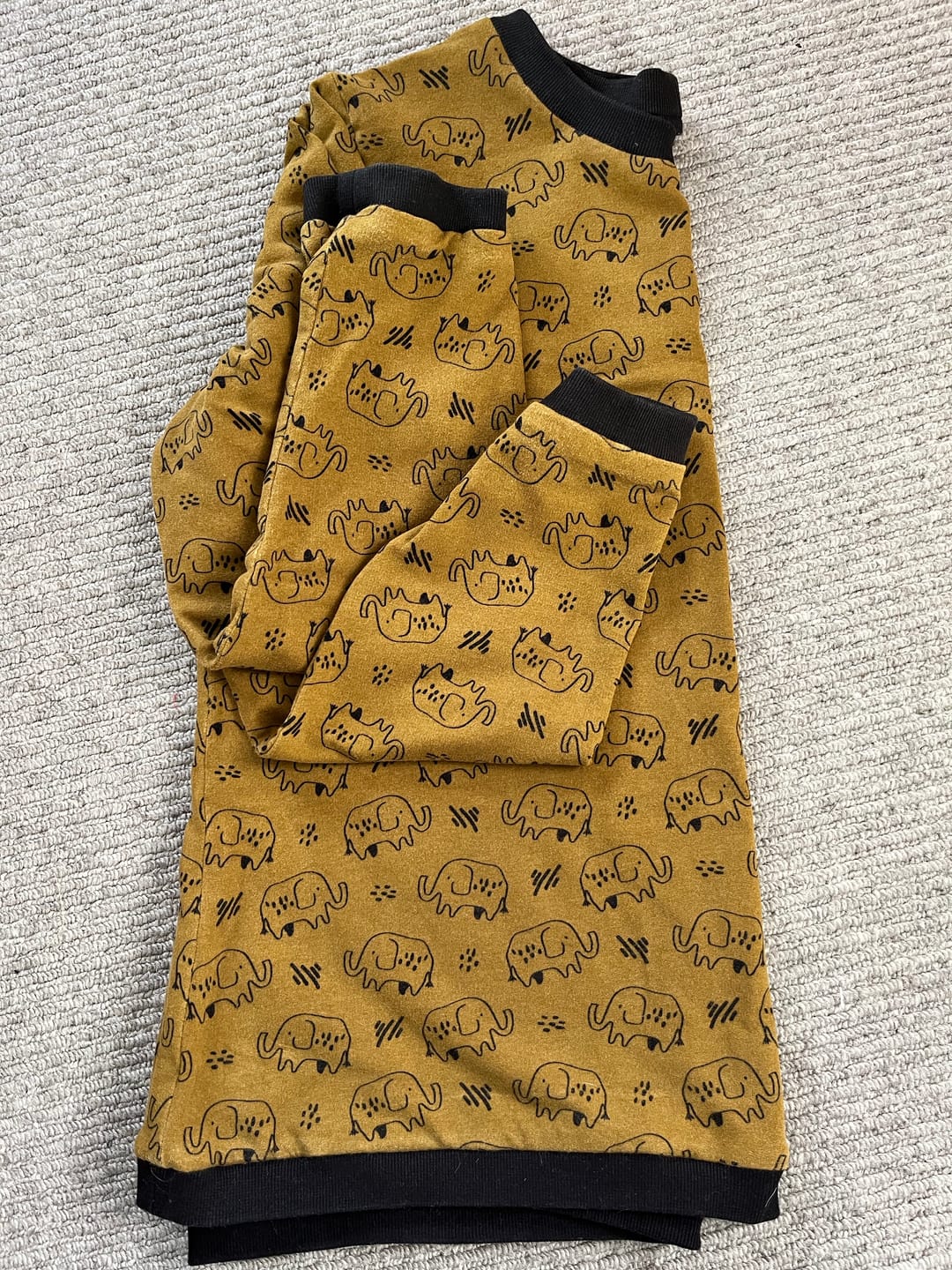 Customer photo review of Organic Ribbed Cuffs - 135cm