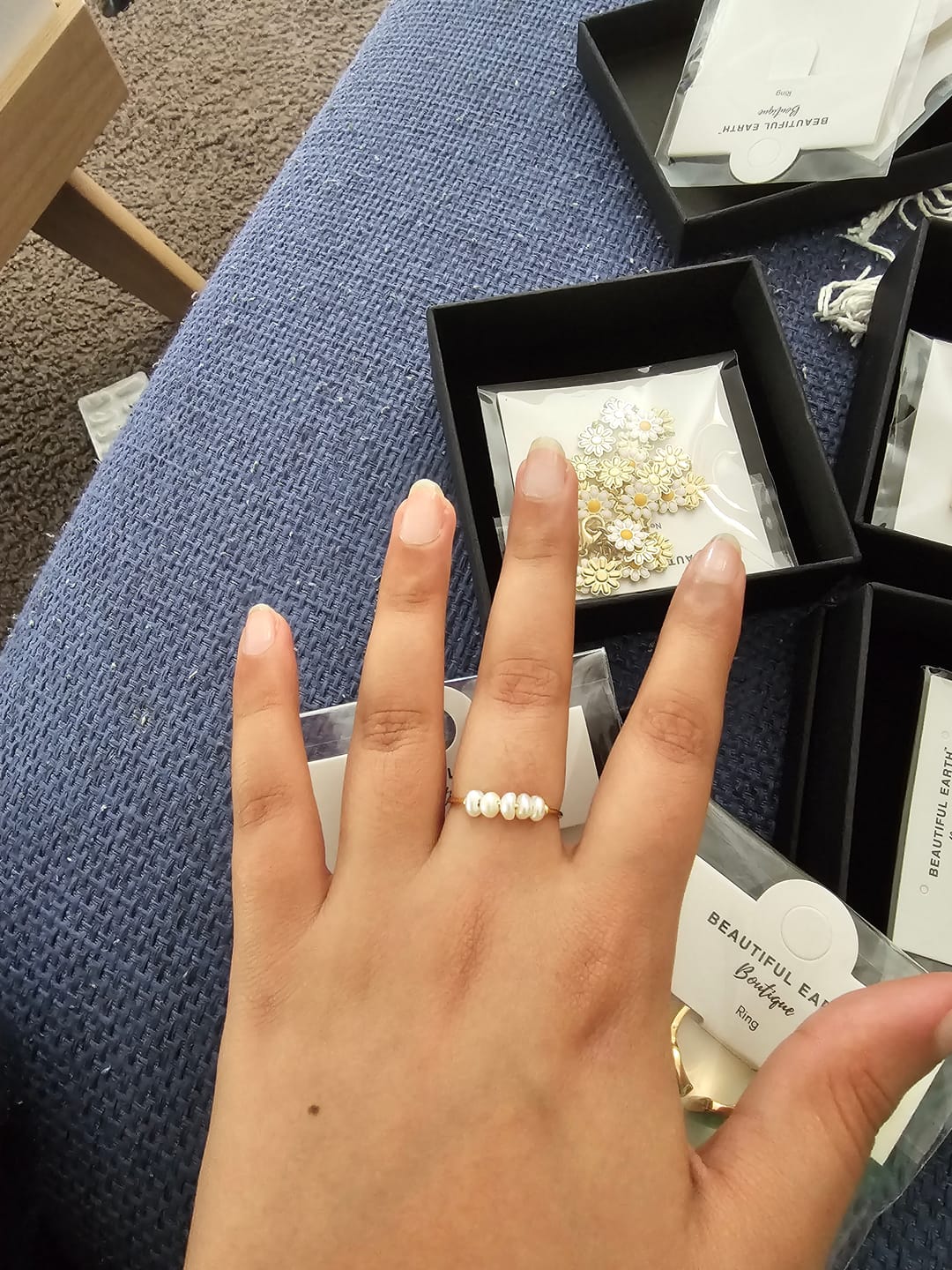 Customer photo review of Classic Freshwater Pearl Ring