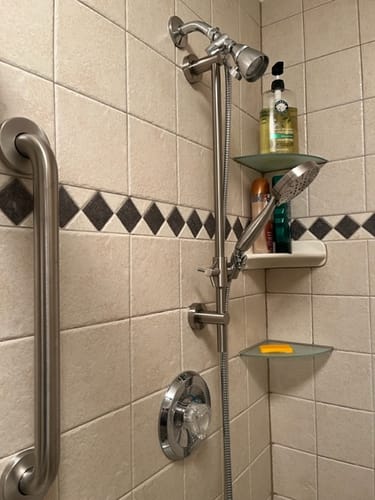Customer photo review of Slide Bar with Shower Head Holder