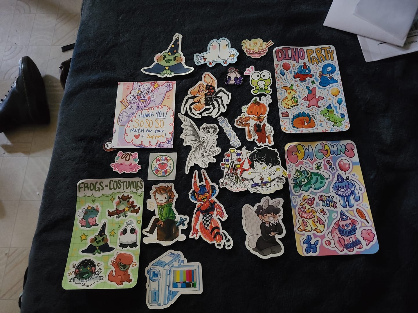 Customer photo review of Sticker Mystery Packs!