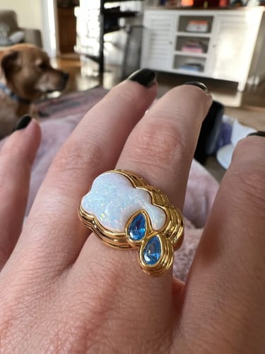 Customer photo review of Cry Me A River White Opal