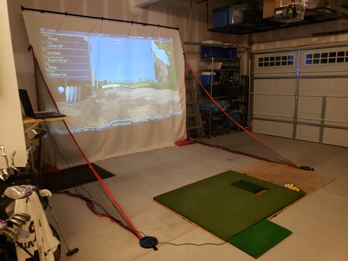 Customer photo review of Optishot 2 Launch Monitor and Golf Simulator