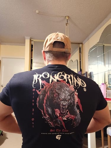 Customer photo review of [Limited Edition] HalloStream 'Werewolf' Lightweight T-Shirt