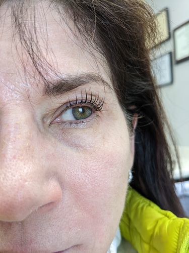 Customer photo review of Diablo Lash Lift Kit