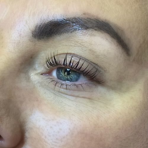 Customer photo review of Diablo Lash Lift Kit