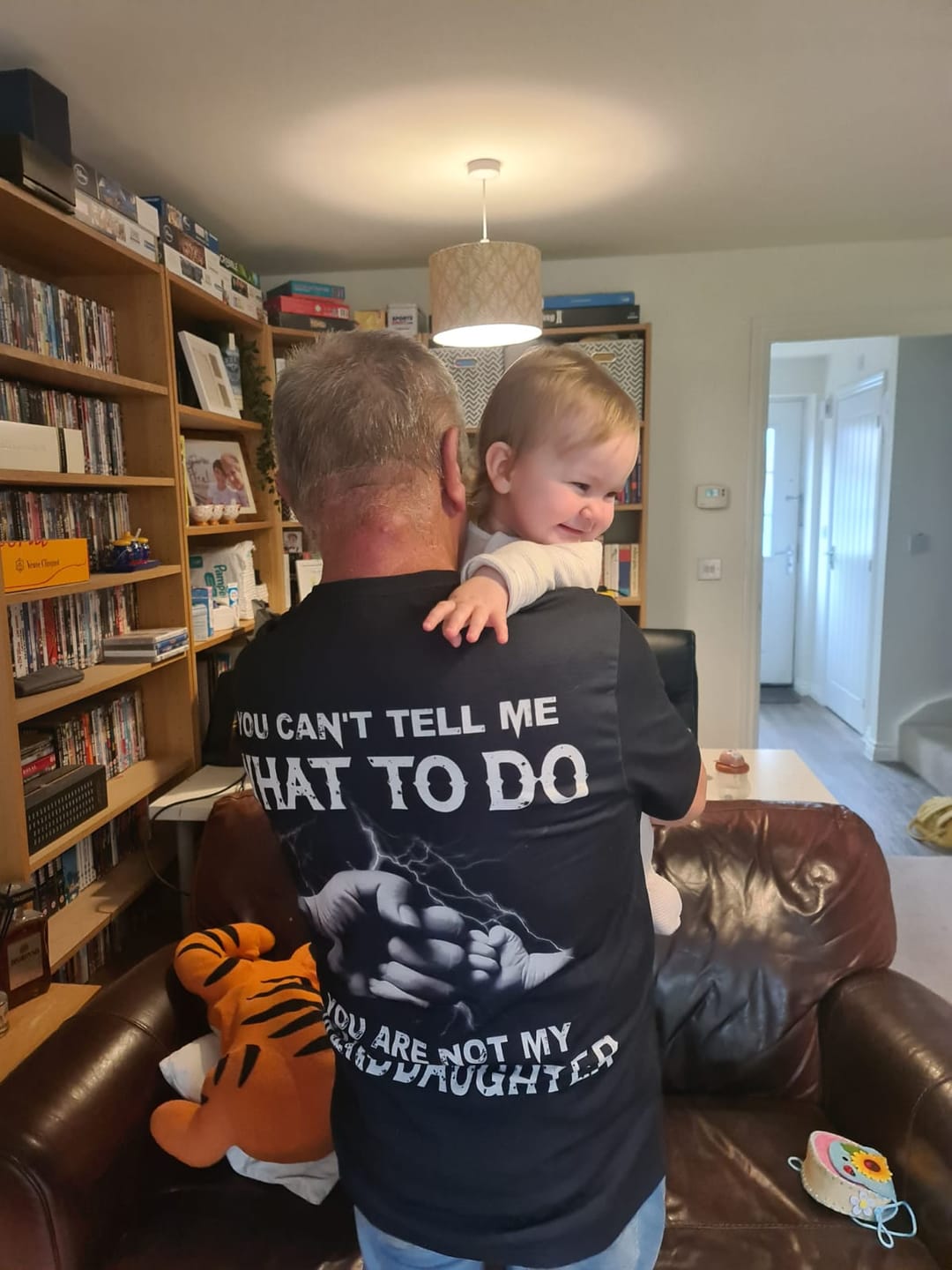 Customer photo review of My Granddaughter Premium Fit Mens Tee