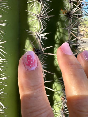 Customer photo review of Rocket Nail Fuel Nail Repair - Clear