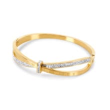 Customer photo review of Bracelete Romano Zircônia Banhado em Ouro 18K