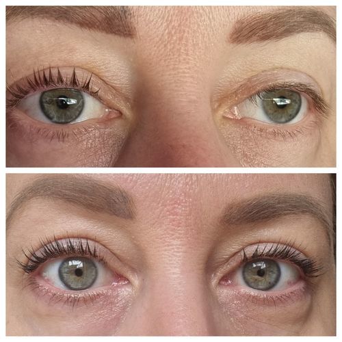 Customer photo review of Diablo Lash Lift Kit