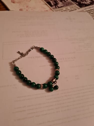 Customer photo review of BRACELET DOULEUR MALACHITE