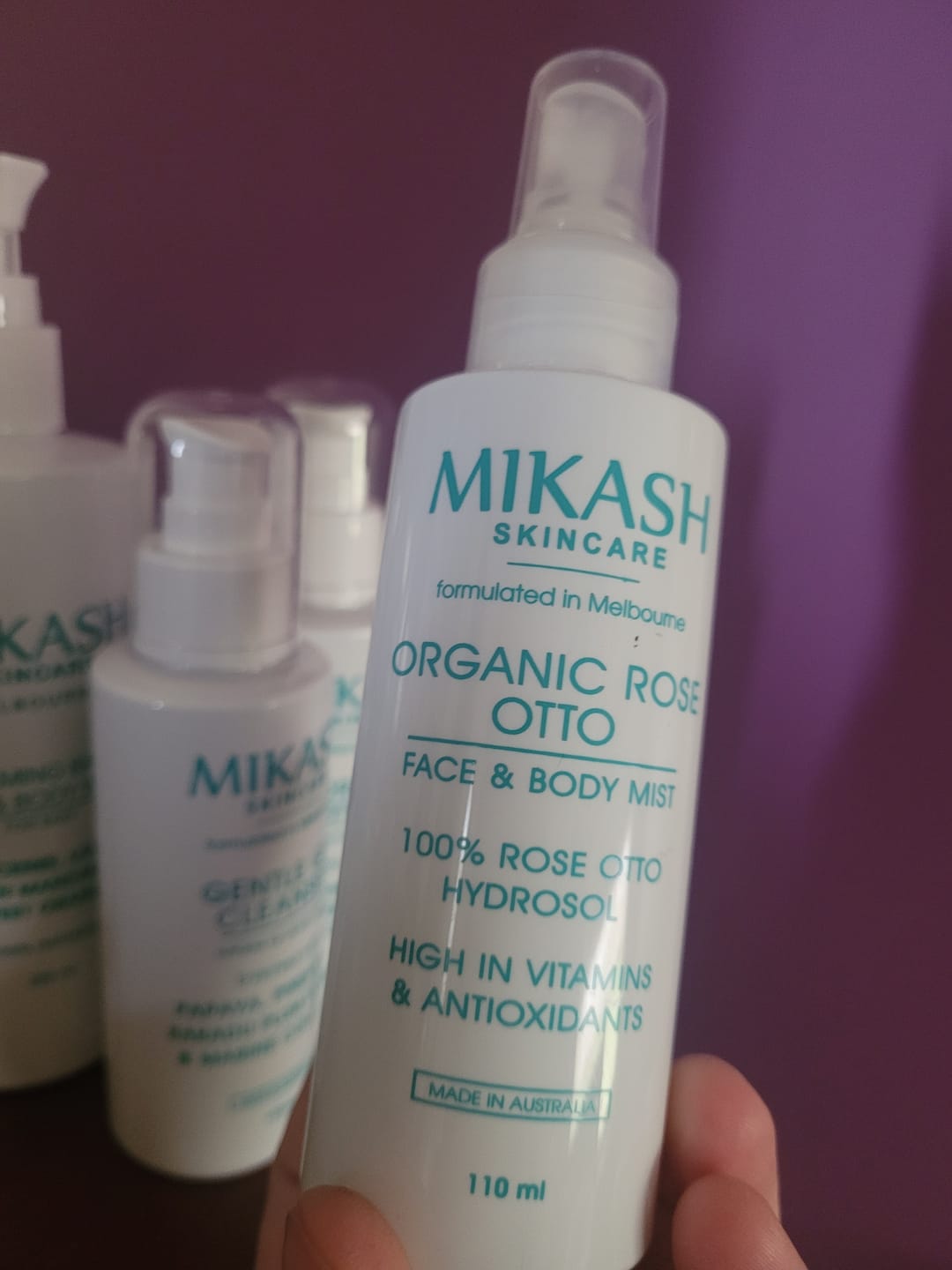 Customer photo review of Organic Rose Otto Face & Body Mist