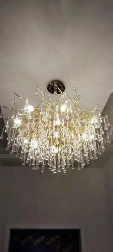 Customer photo review of JC Doris Branch Crystal Chandelier Light