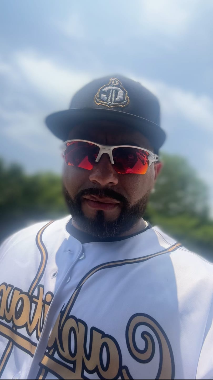 Customer photo review of Custom Personalized Baseball Jersey Button Down Hip Hop Baseball Shirt Stitched Name Number