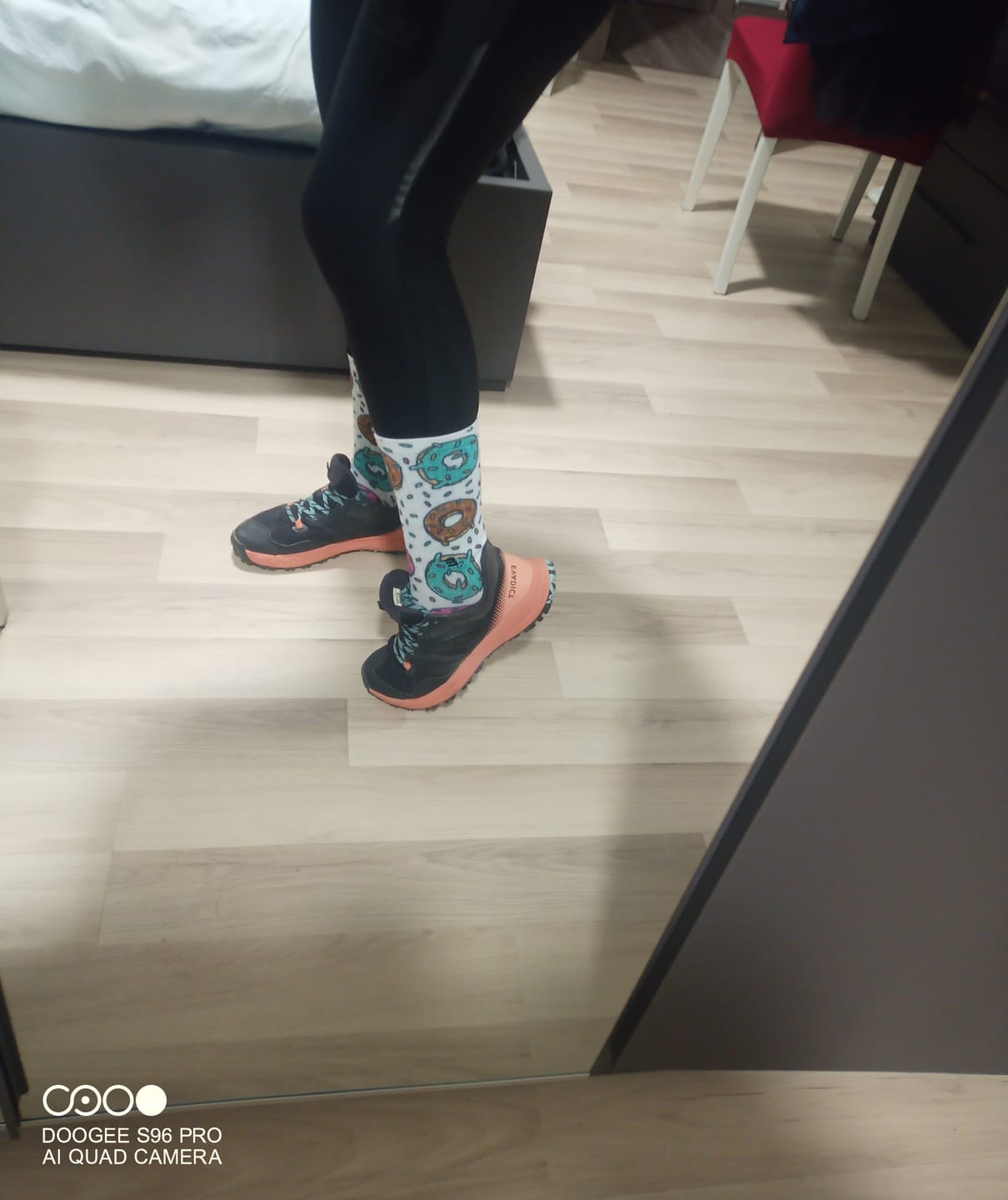 Customer photo review of Calcetines Performance Donut