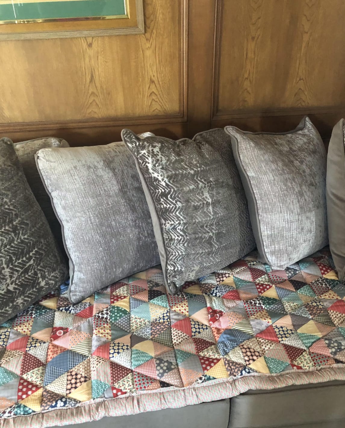 Customer photo review of Rainbow Sofa Cover