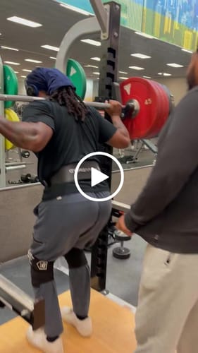 Customer video review of Personal Record Heavy Duty Premium Knee Wraps - PR906 - Black