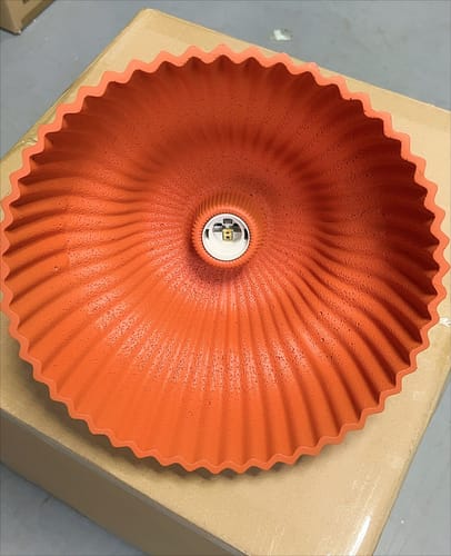 Customer photo review of Modern Handcrafted Concrete Ceramic Pendant Lighting