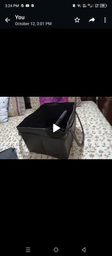 Customer photo review of Qoolish Nappy Caddy Large Organiser (Available in 4 colors)