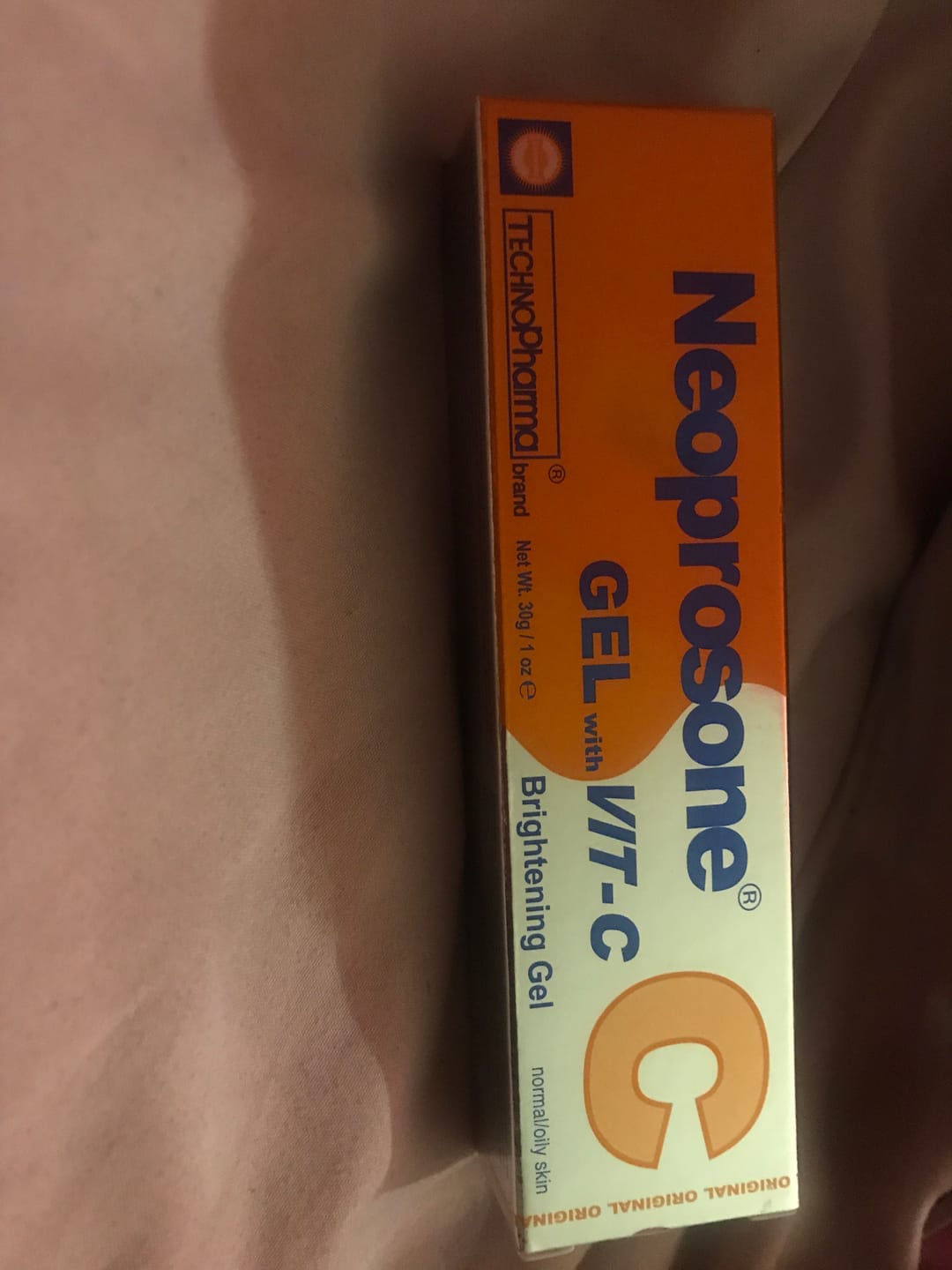 Customer photo review of Neoprosone Brightening Gel with Vitamin C – 30g / 1 Fl Oz