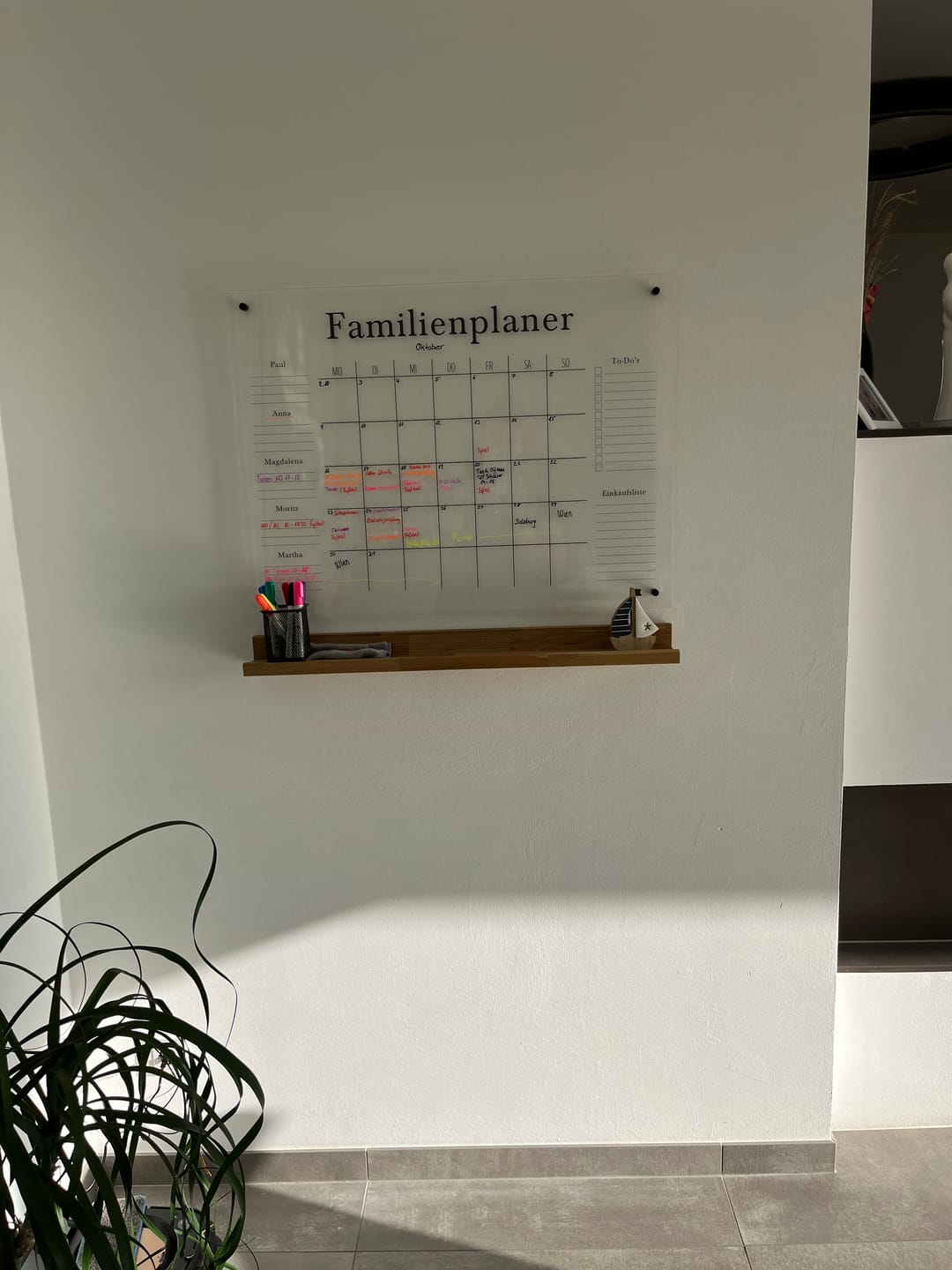 Customer photo review of 5-Namen Familienplaner