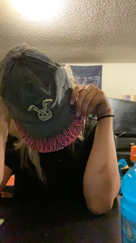 Customer photo review of Rabbit Skull Vintage Hat