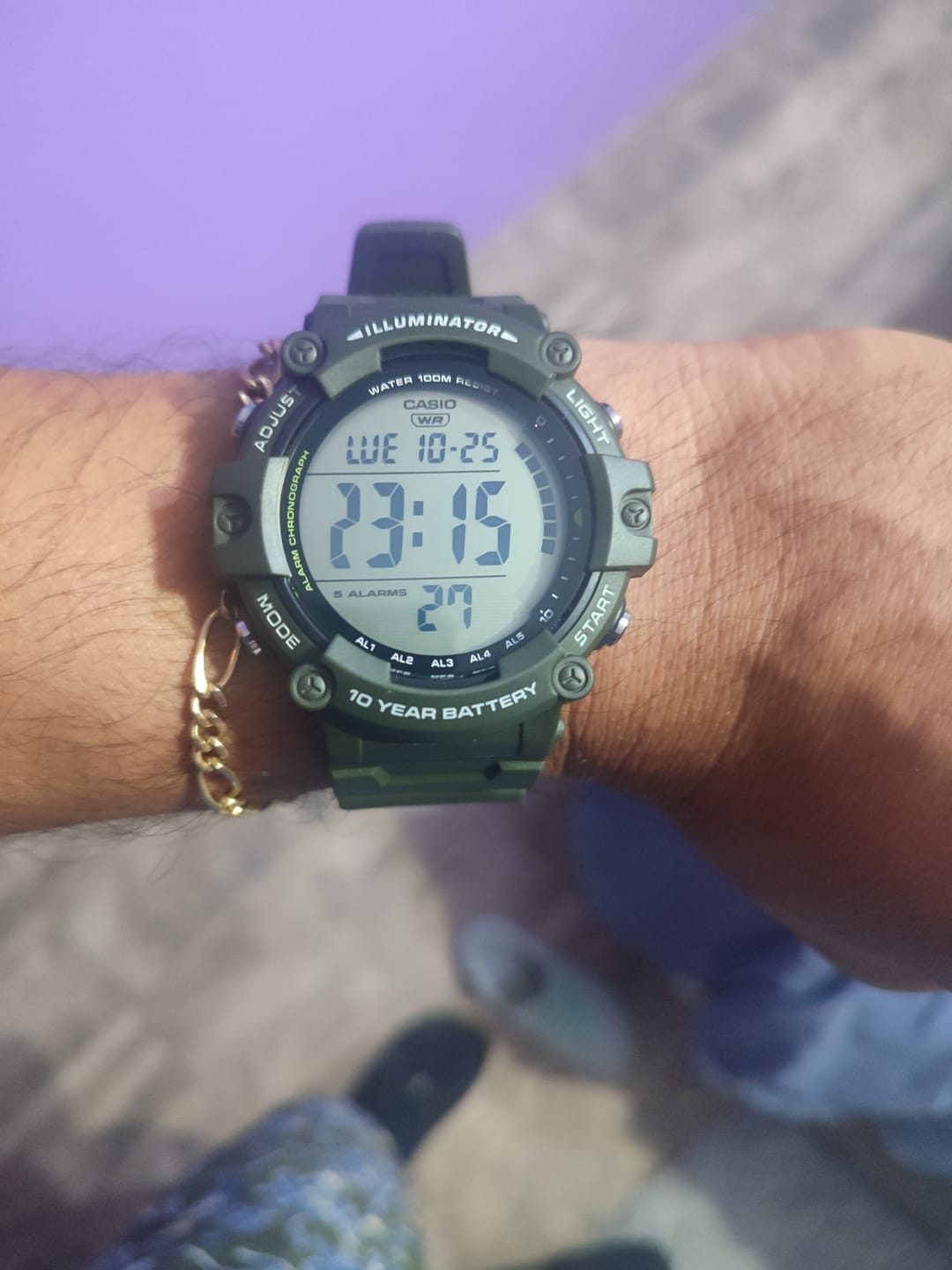Customer photo review of Reloj Casio Vintage AE-1500WHX-3AVDF Verde