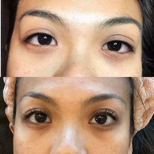 Customer photo review of Diablo Lash Lift Kit