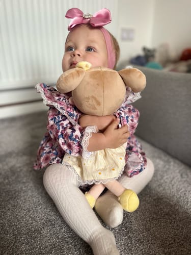 Customer photo review of Personalized Daisy Girl-Yellow