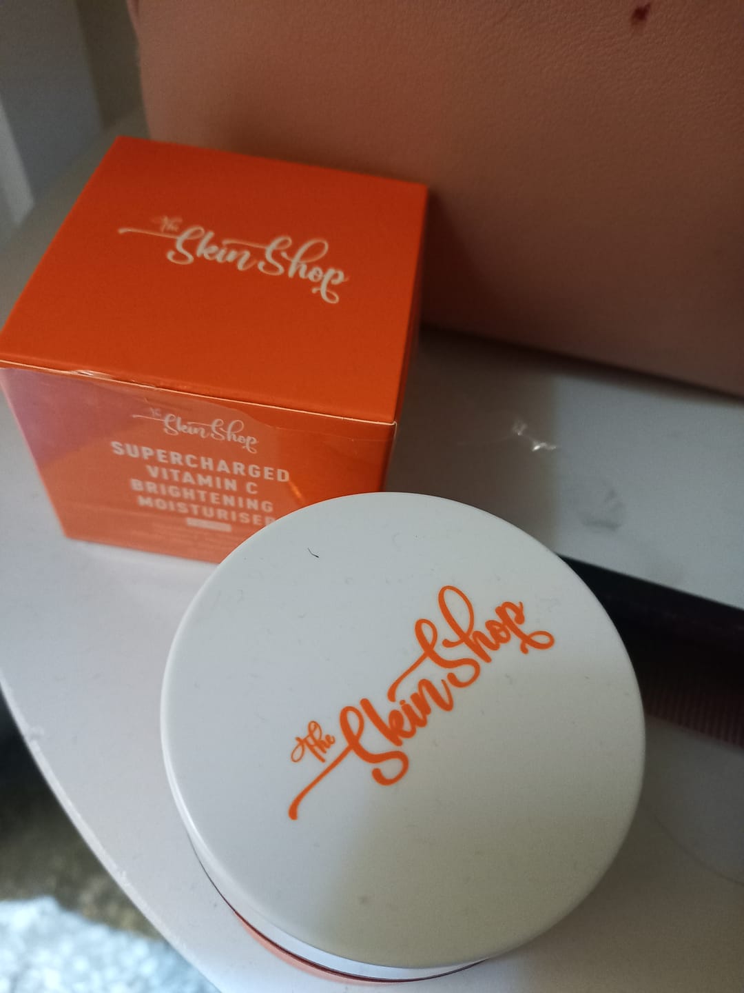 Customer photo review of Supercharged Vitamin C Brightening Moisturiser