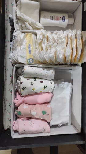 Customer photo review of Qoolish Pack of 6 White Drawer Organiser Set: Tidy-Up Your Space!