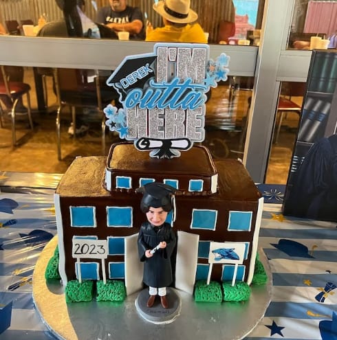 Customer photo review of Fully Customizable 1 person Custom Bobblehead