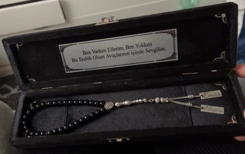 Customer photo review of Tesbih aus Naturstein mit Box