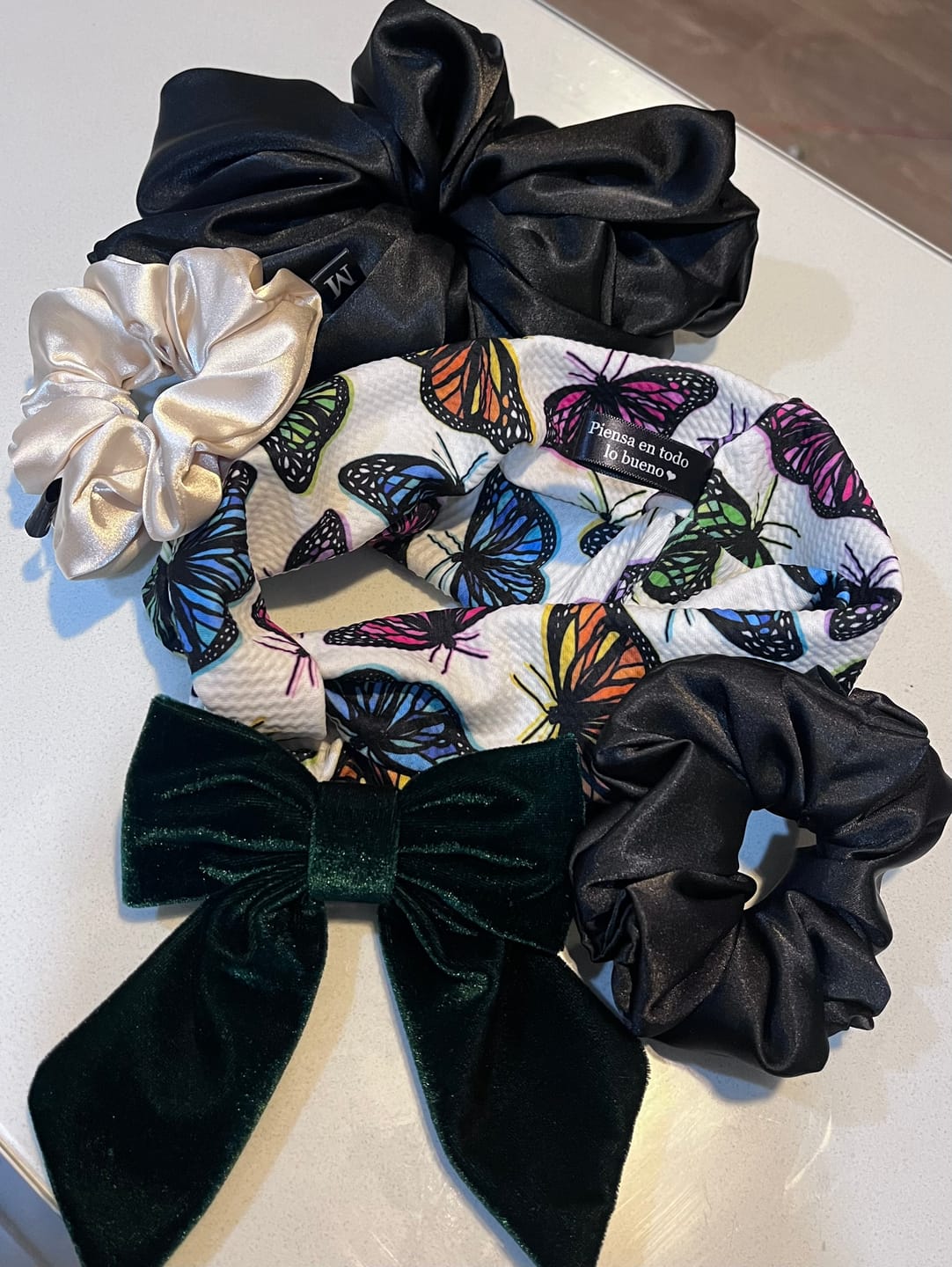 Customer photo review of Scrunchies - Nude Petit