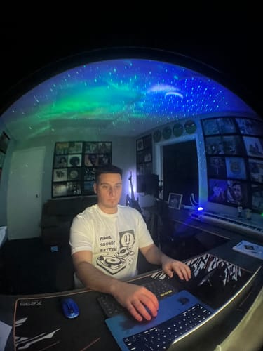 Customer photo review of Appreciating Vinyl Culture T-Shirt