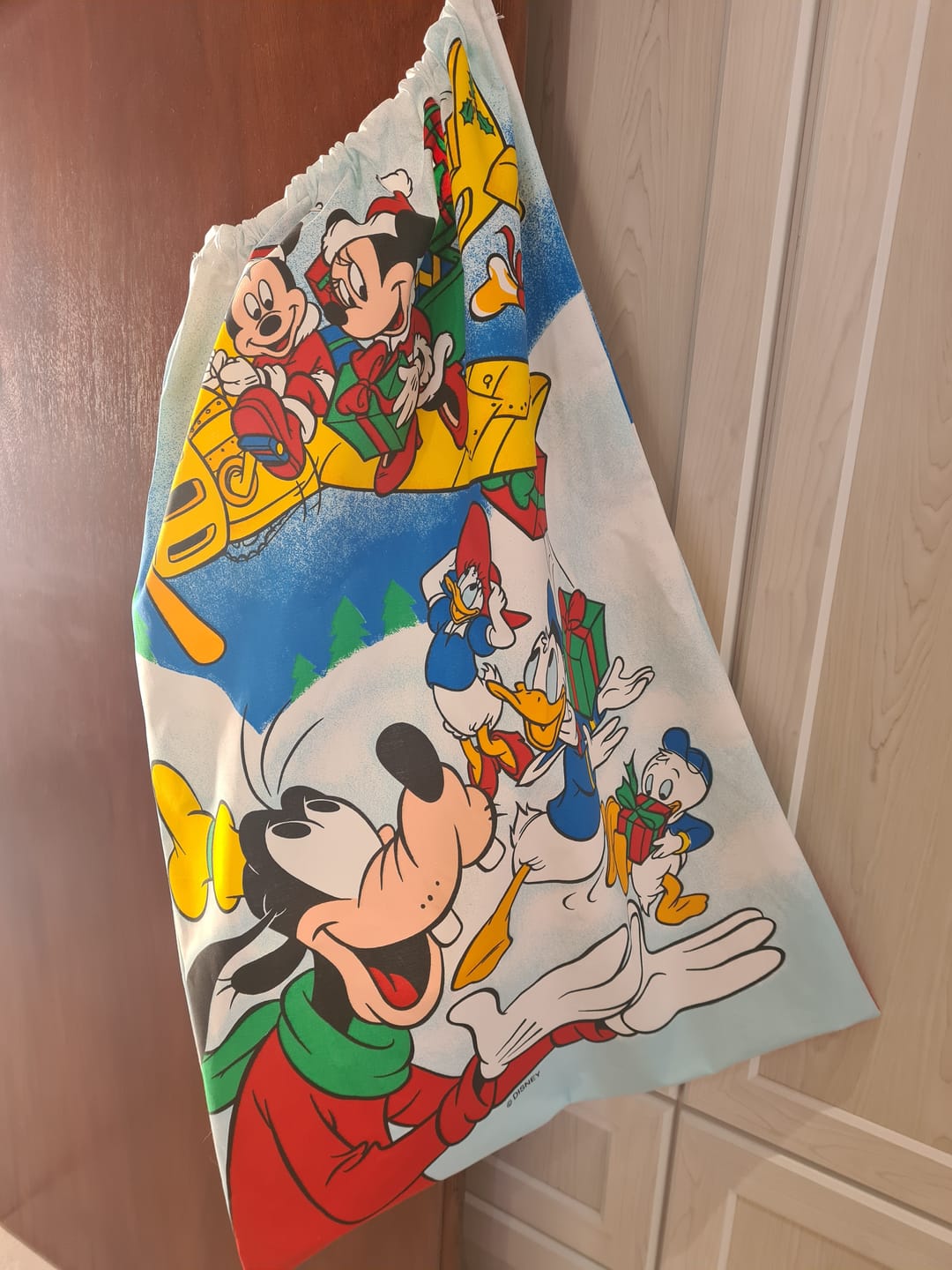 Customer photo review of Mickey Mouse Christmas Fabric