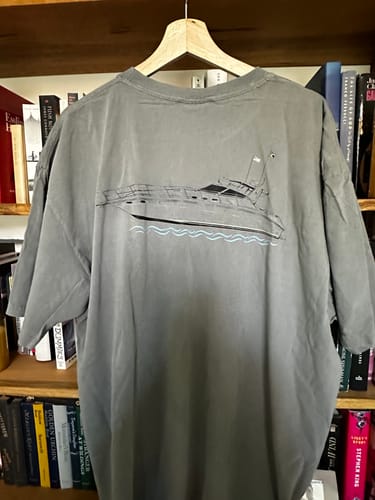 Customer photo review of Custom Boat T-Shirts (No Pocket)
