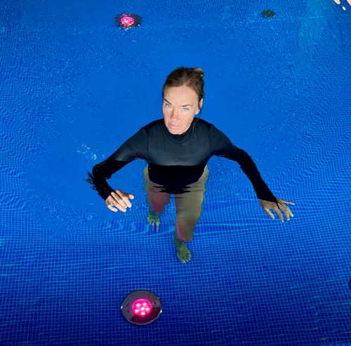 Customer photo review of Luna Long Sleeve Swimwear